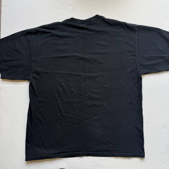 Vintage Las Vegas Play Or Die T Shirt Skull Dice Cards Adult XL Black Mens - Picture 3 of 5